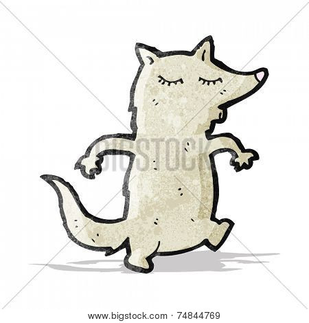 cartoon wolf