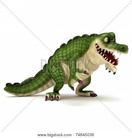 Crocodile walking