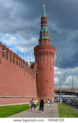 The Moscow Kremlin. Beklemishevskaya (moskvoretskaya) Tower