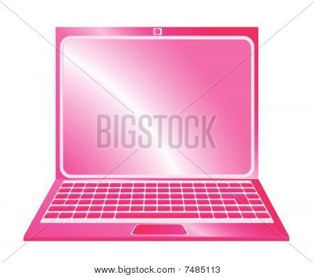 vector pink notebook