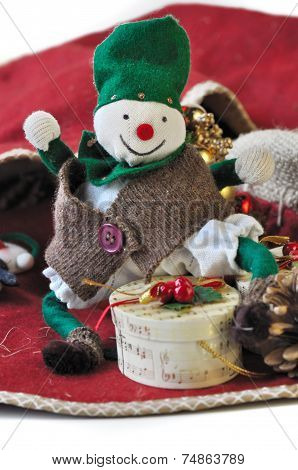 Joyful Doll Made With Cloth