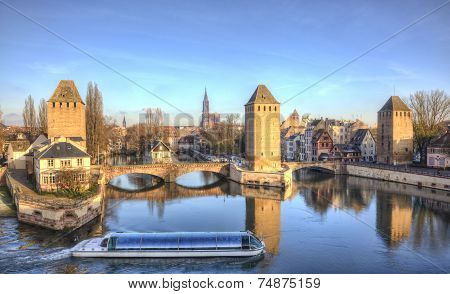 Ponts Couverts In Strasbourg, France