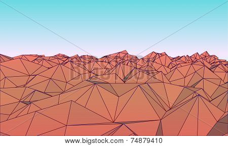 Low poly Mountains