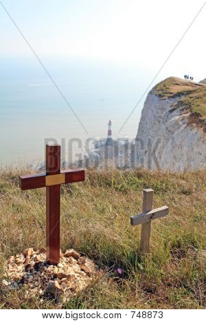 Beachy Head England - selvmord hovedstad i Europa