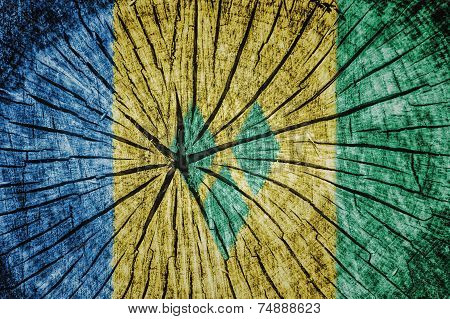 Flag Of  Saint Vincent And The Grenadines