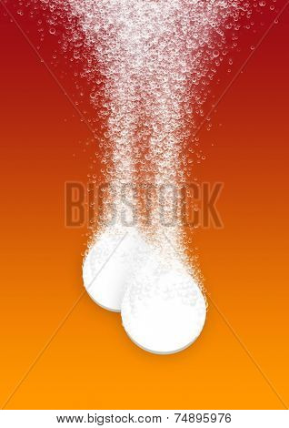 Tablets fizzing