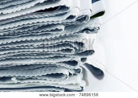 newspaper stack