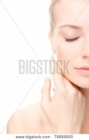 Young beauty woman portrait