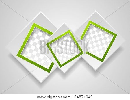 Abstract modern frames background. Vector design