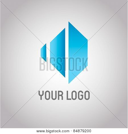 Rhombus Abstract Real Estate Vector Logo Design Template. Modern Symbol Icon. Corporate Company Embl