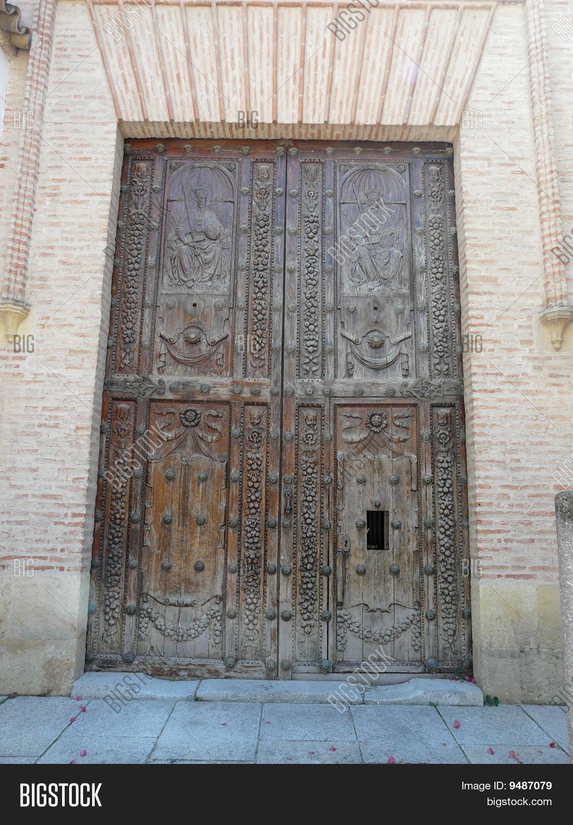 Old Spanish Door Image Photo Free Trial Bigstock