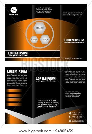 Brochure template folder leaflet