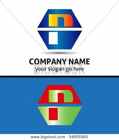 Letter P logo icon template design