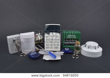 Security Alarm Systems. Industrial Or House Alarm
