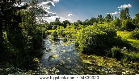 landscape beautiful river