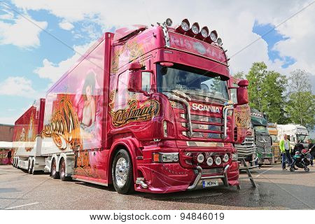 Scania R560 Truck Madonna Of Ristimaa, Finland