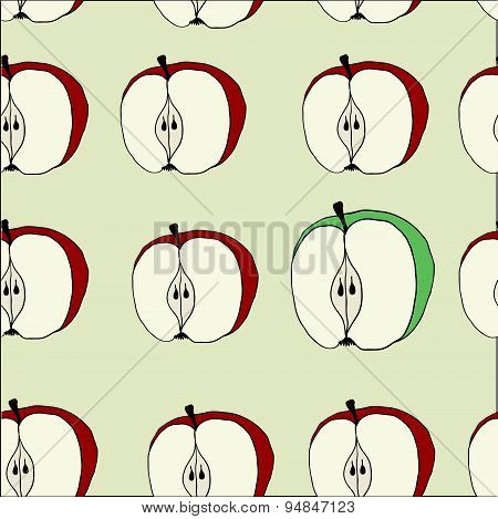 apple pattern vector