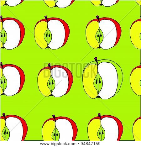 apple pattern vector