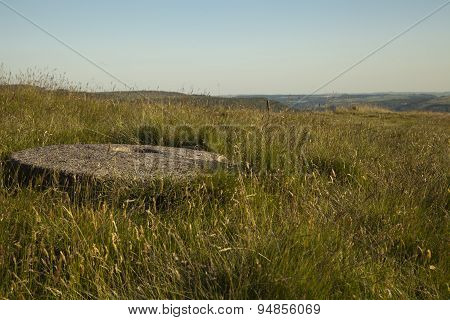 Millstone at Longshaw