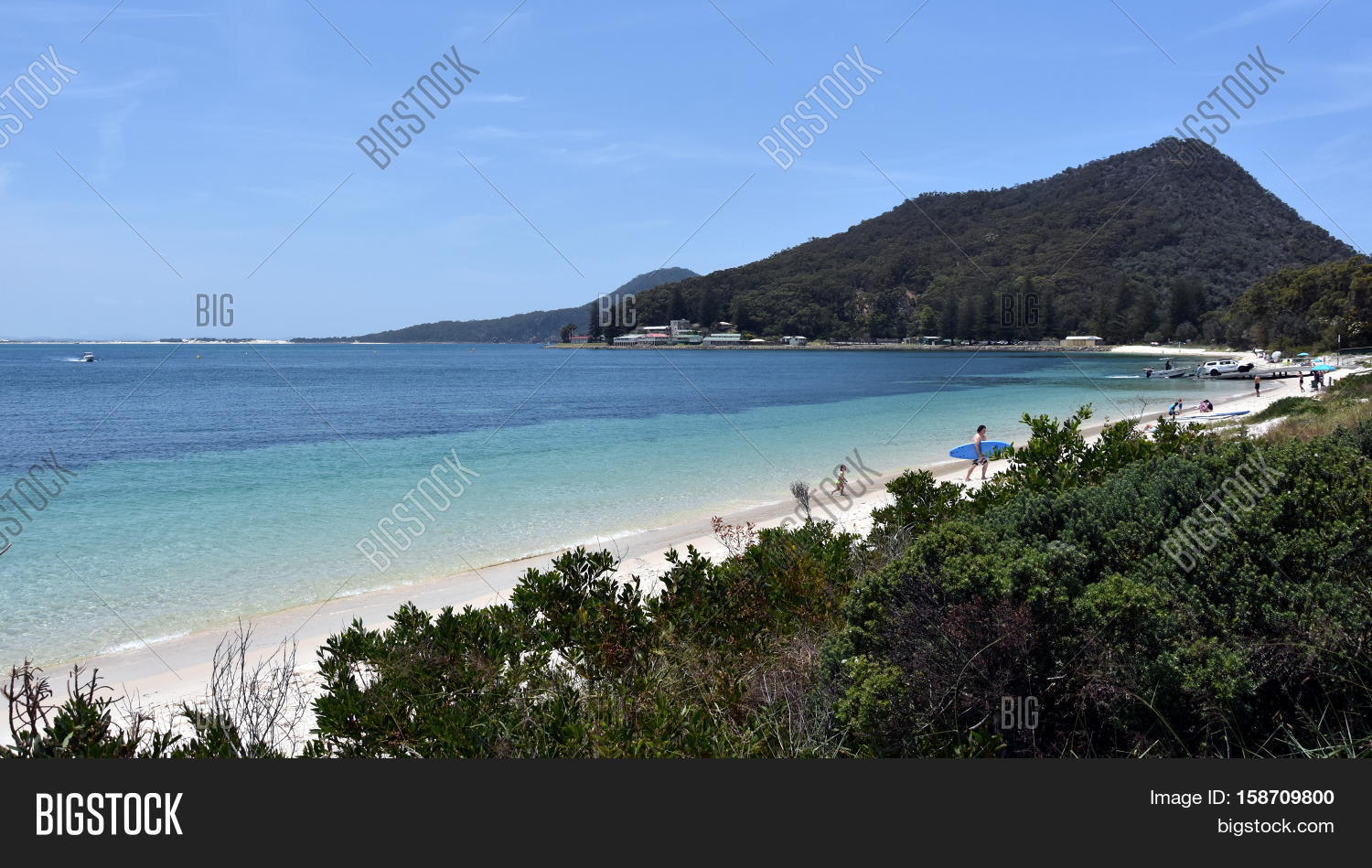 Shoal Bay On Sunny Day Image & Photo (Free Trial) Bigstock