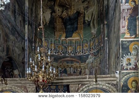 Staro Nogoricane Kumanovo Macedonia - September 22 2016: The Church of St. George (Crkva Svetog Đor