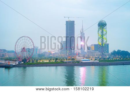 Batumi Moody Cityscape, Georgia
