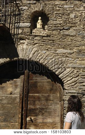 Church of Arros de Cardos LLeida province Catalonia Spain