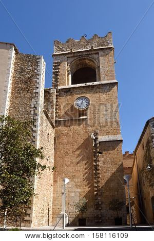 Church of Sant Martí Perelada Baix Empordà Girona province Catalonia Spain