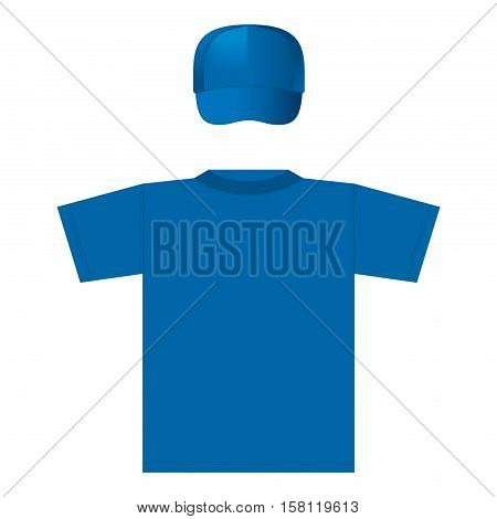 The view of T-shirt template for making design