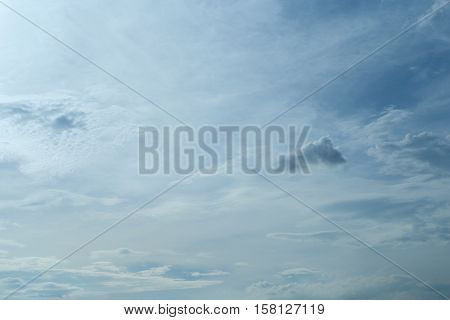 It's painted by cloudy sky. Everyday the sky create new atmosphere and emotion always