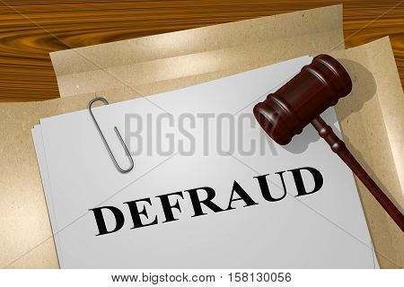 Defraud - Legal Concept