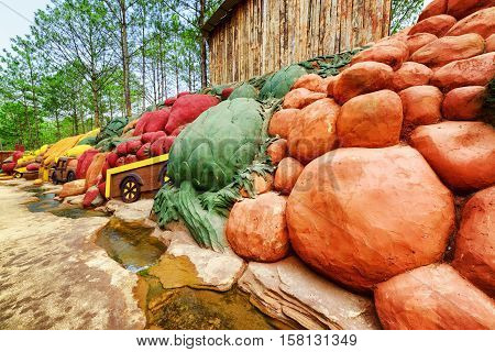 Colorful Clay Sculptures Of Vegetables, The Dalat Star