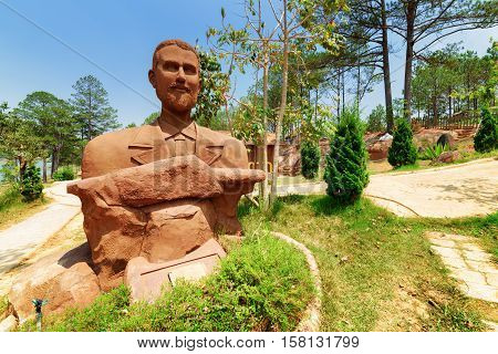Clay Sculpture Of Physician And Bacteriologist Alexandre Yersin