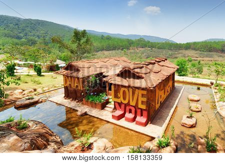 Top View Of Amazing House Of Clay, The Dalat Star
