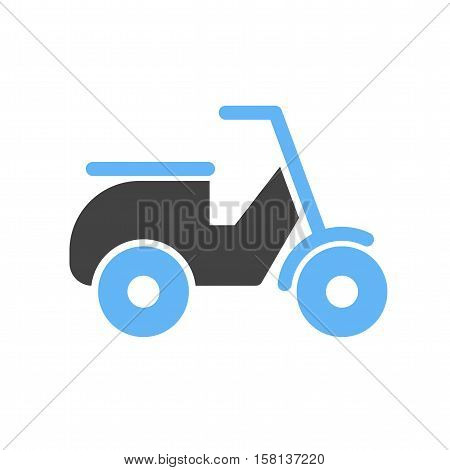 Scooter, vespa, speed icon vector image. Can also be used for vehicles. Suitable for mobile apps, web apps and print media.