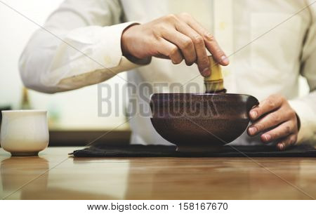 Japanese Matcha Tranditional Culture Concept