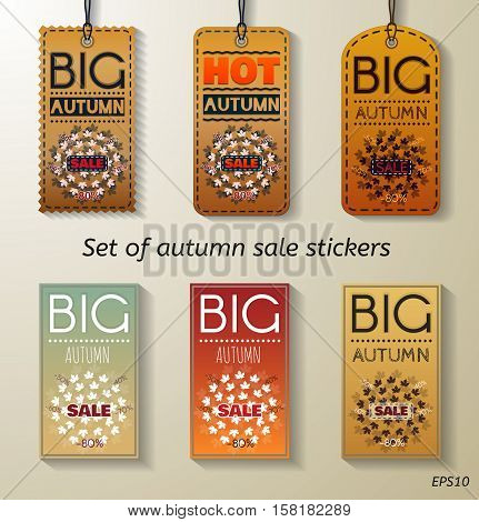 Autumn Sale Set Of Sticker