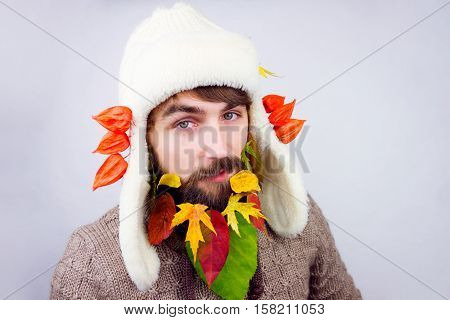 Autumn Decorated Beard