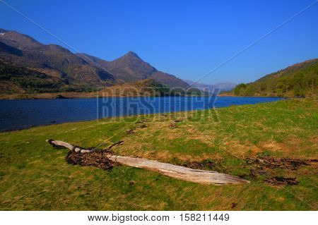 Scottish highland Loch Loch Leven Scotland west of Kinlochleven and just off B863 south of Ben Nevis