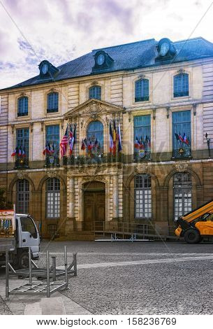 City Hall In Rennes Of Brittany In France