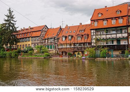 Fishermen Houses And Regnitz River Little Venice Bamberg