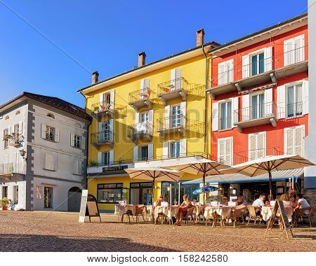 Hotels And Restaurants In Ascona In Ticino In Switzerland