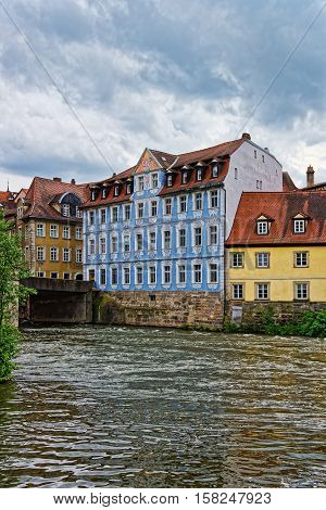 Old City And Regnitz River In Little Venice Bamberg