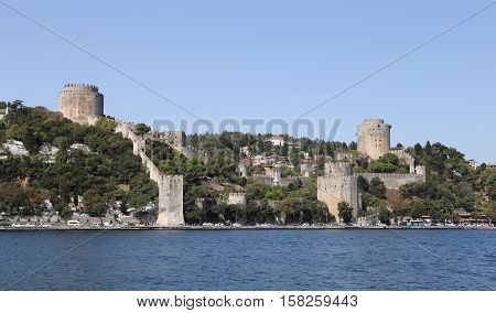 Rumelian Castle In Istanbul City