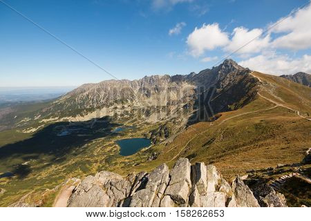 Tatry. Poland and Slovakia boundary autumn landskapes