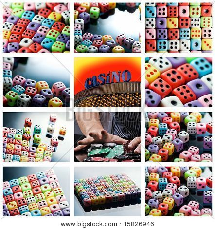Colagem de Casino