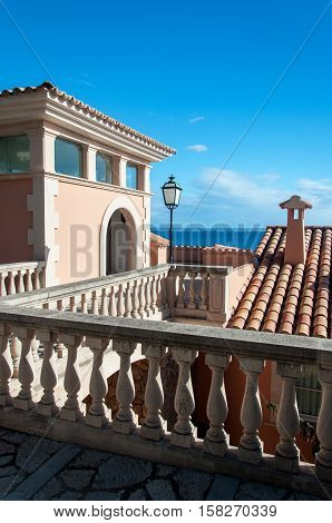 House on the coast of Majorca in Spain ( Balearic Islands )