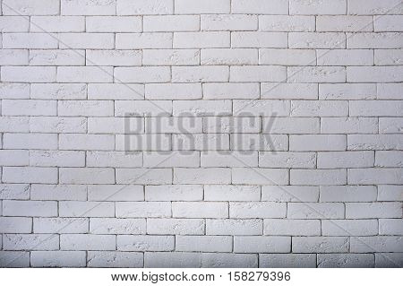 White brick. City Clay Back Row New Retro Old Design Home Rock