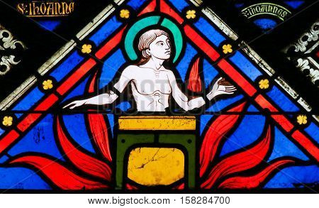 Stained Glass - Saint John The Evangelist