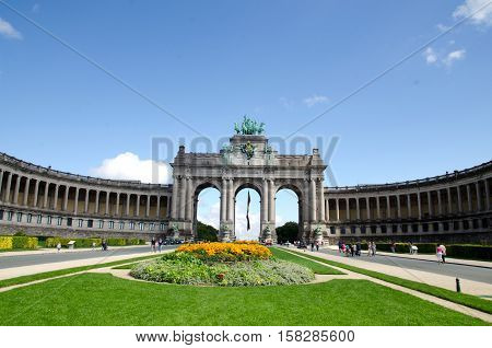 the nice Jubel Park in Brussels Belgium